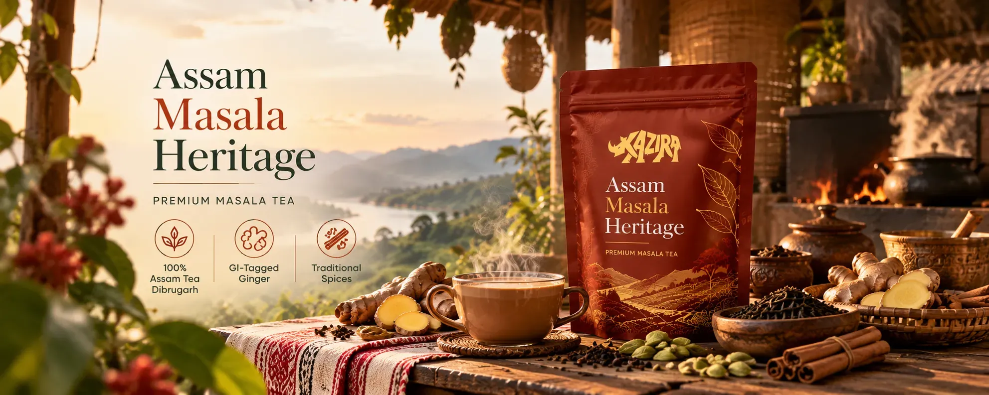 KAZIRA — Assam tea