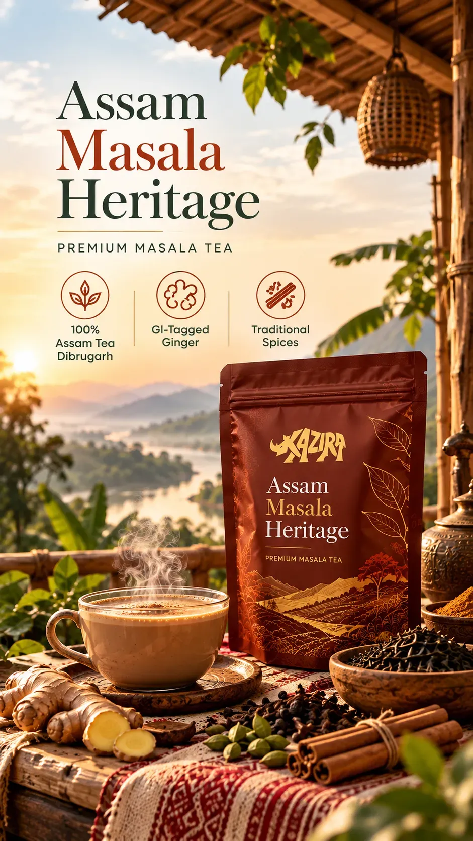 KAZIRA — Assam tea